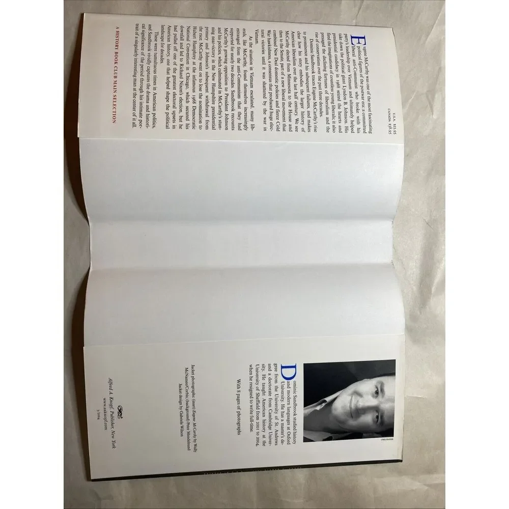 Eugene McCarthy: The Rise and Fall of Postwar American Liberalism‎ First Edition